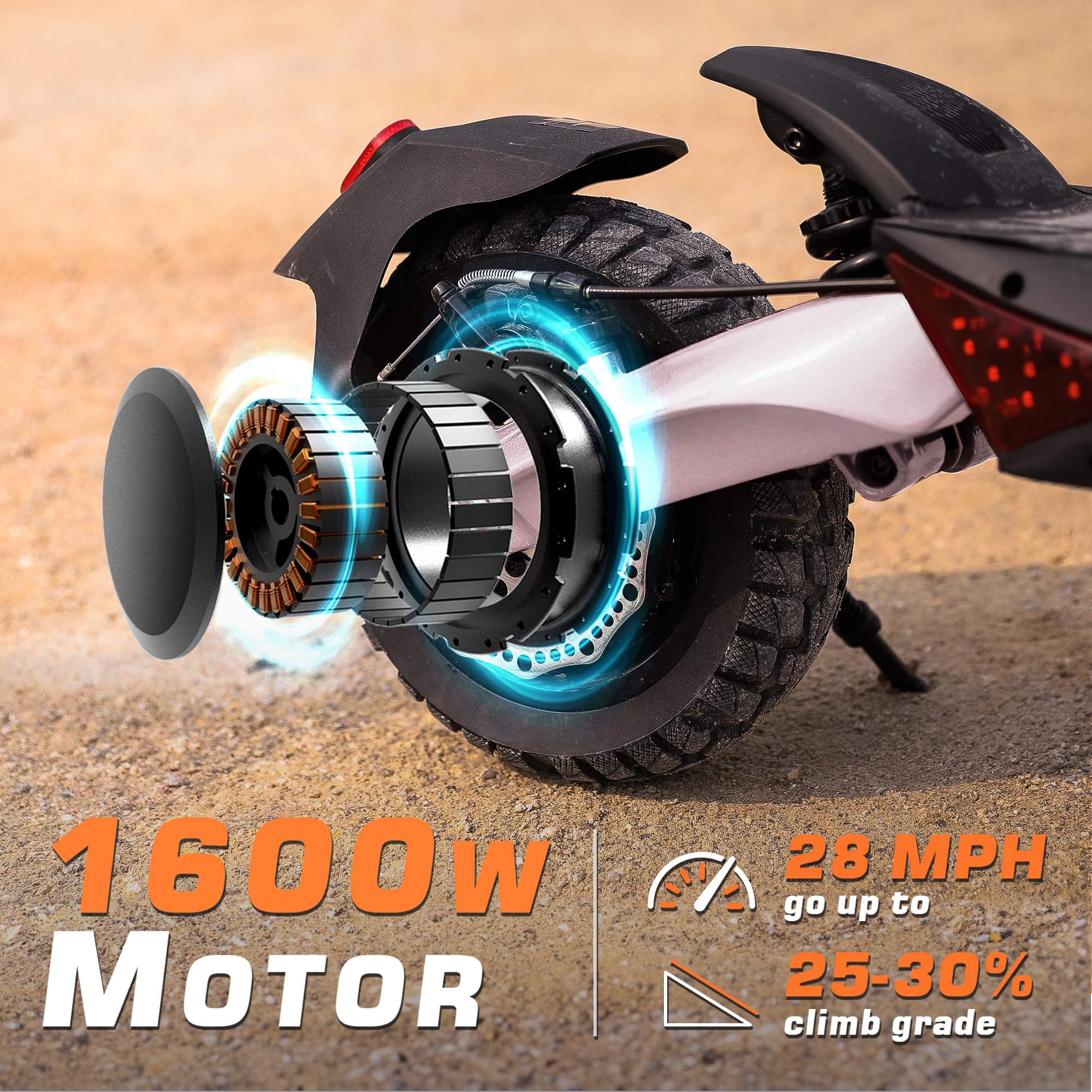 [1600W Dual Motor] CIRCOOTER Raptor Pro Off-Road  E-Scooter