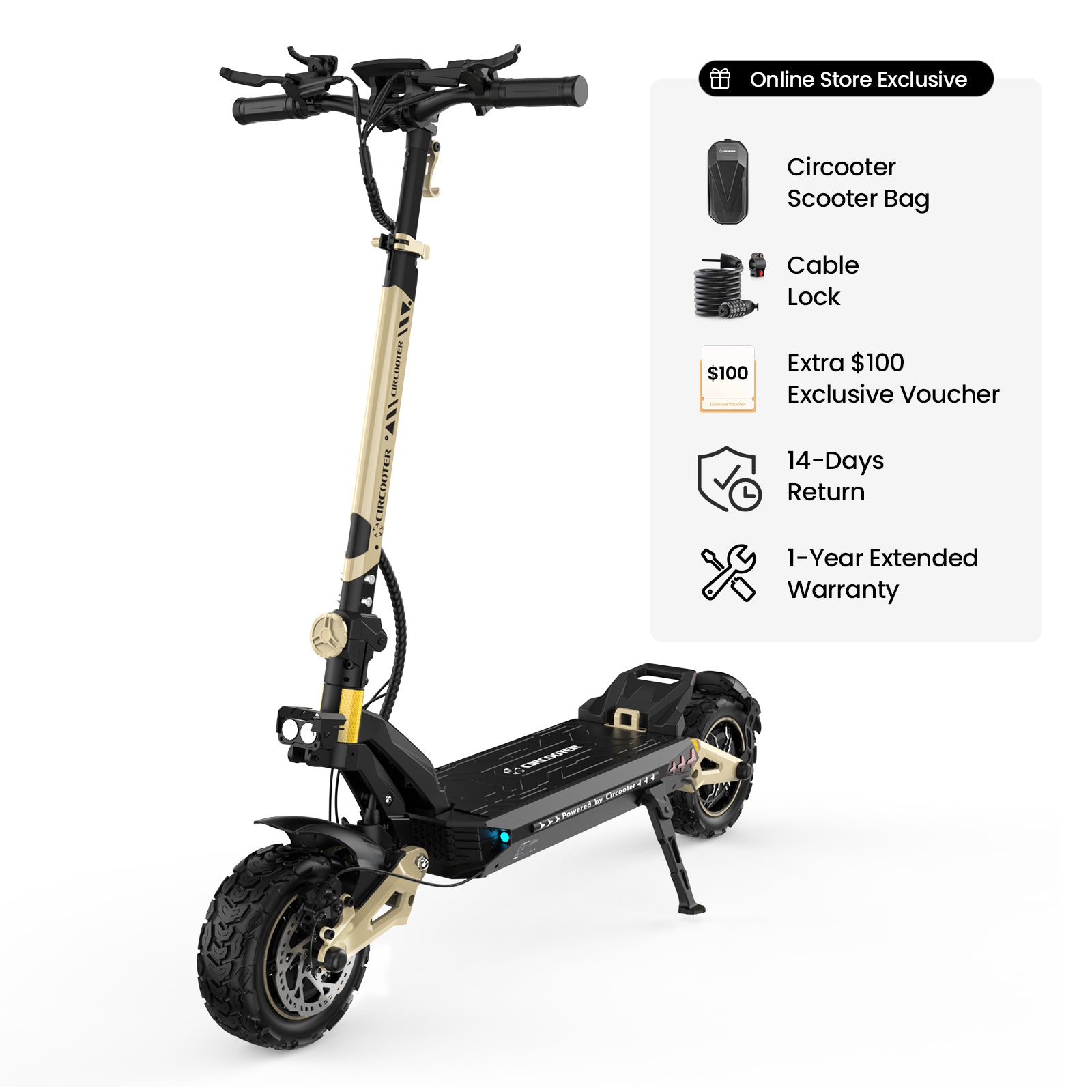 CIRCOOTER Cruiser Pro 2400W Dual Motor Electric Scooter