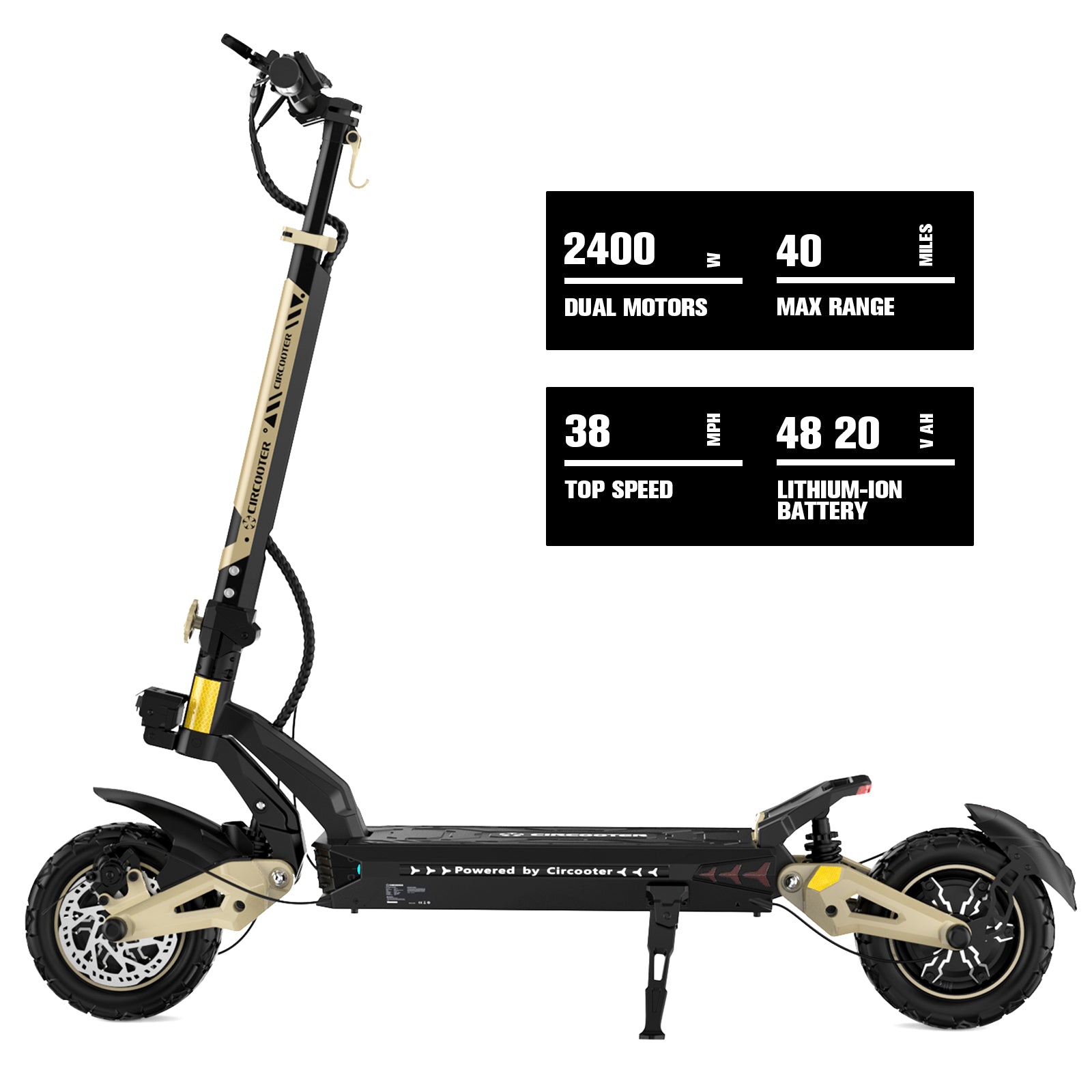 CIRCOOTER Cruiser Pro 2400W Dual Motor Electric Scooter